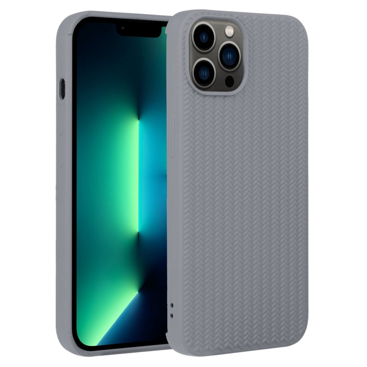جراب هاتف من السيليكون بنسيج منسوج، لهاتف iPhone 13 Pro، وiPhone 13 Pro Max، وiPhone 12، وiPhone 12 Pro، وiPhone 12 Pro Max