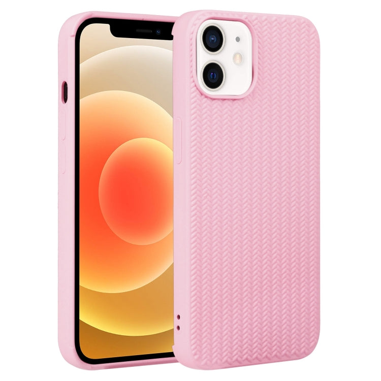 جراب هاتف من السيليكون بنسيج منسوج، لهاتف iPhone 13 Pro، وiPhone 13 Pro Max، وiPhone 12، وiPhone 12 Pro، وiPhone 12 Pro Max