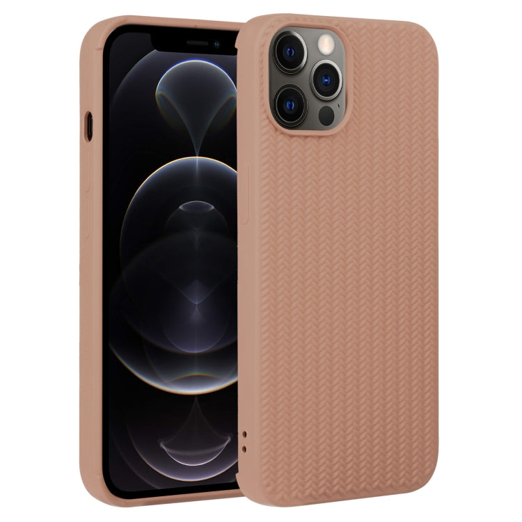 جراب هاتف من السيليكون بنسيج منسوج، لهاتف iPhone 13 Pro، وiPhone 13 Pro Max، وiPhone 12، وiPhone 12 Pro، وiPhone 12 Pro Max