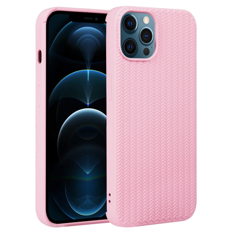 جراب هاتف من السيليكون بنسيج منسوج، لهاتف iPhone 13 Pro، وiPhone 13 Pro Max، وiPhone 12، وiPhone 12 Pro، وiPhone 12 Pro Max