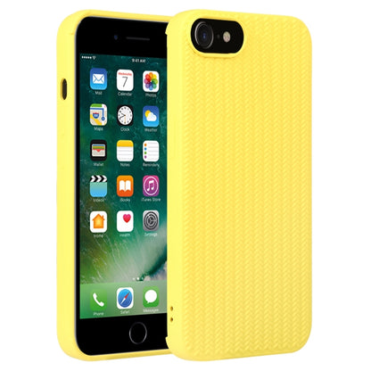 جراب هاتف من السيليكون بنسيج منسوج، لهاتف iPhone SE 2022 / SE 2020 / 7 / 8، لهاتف iPhone 7 Plus / 8 Plus
