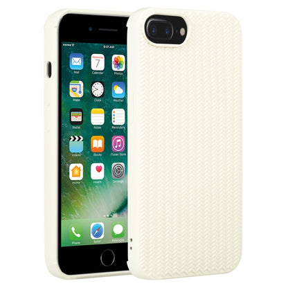جراب هاتف من السيليكون بنسيج منسوج، لهاتف iPhone SE 2022 / SE 2020 / 7 / 8، لهاتف iPhone 7 Plus / 8 Plus
