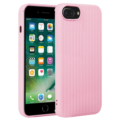 جراب هاتف من السيليكون بنسيج منسوج، لهاتف iPhone SE 2022 / SE 2020 / 7 / 8، لهاتف iPhone 7 Plus / 8 Plus