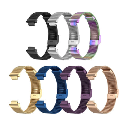 Stainless Steel Metal Mesh Wrist Strap Watch Band for Fitbit Inspire / Inspire HR / Ace 2, Size: S, Size: L