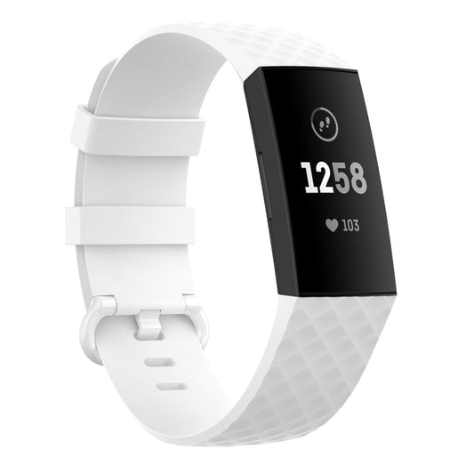 Color Buckle TPU Wrist Strap Watch Band for Fitbit Charge 4 / Charge 3 / Charge 3 SE, Size: S, Size: L