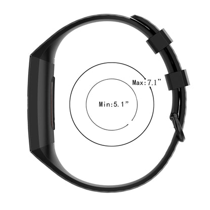 Color Buckle TPU Wrist Strap Watch Band for Fitbit Charge 4 / Charge 3 / Charge 3 SE, Size: S, Size: L