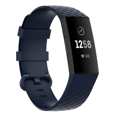 Color Buckle TPU Wrist Strap Watch Band for Fitbit Charge 4 / Charge 3 / Charge 3 SE, Size: S, Size: L