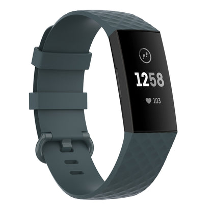 Color Buckle TPU Wrist Strap Watch Band for Fitbit Charge 4 / Charge 3 / Charge 3 SE, Size: S, Size: L
