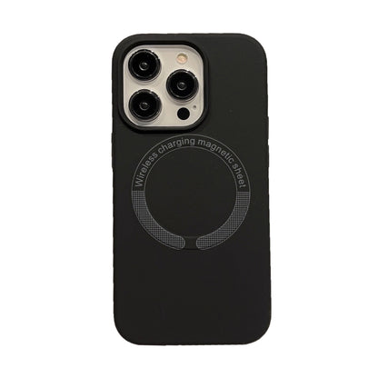 جراب هاتف مغناطيسي من السيليكون من ماج سيف، لهاتف iPhone 12 Pro Max