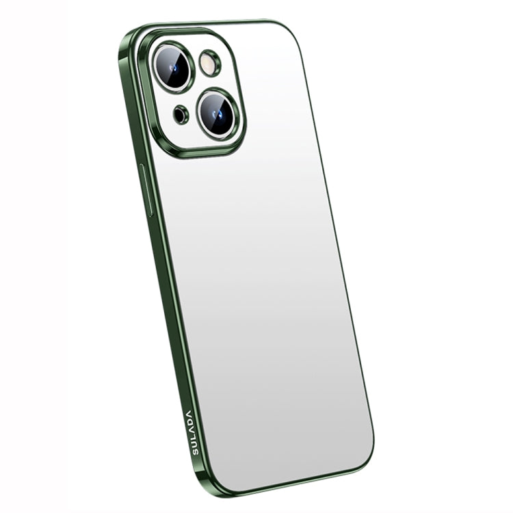 جراب هاتف SULADA المصنوع من مادة TPU المطلية بالكهرباء والمُجمدة، مناسب لأجهزة iPhone 14 وiPhone 14 Plus وiPhone 14 Pro وiPhone 14 Pro Max
