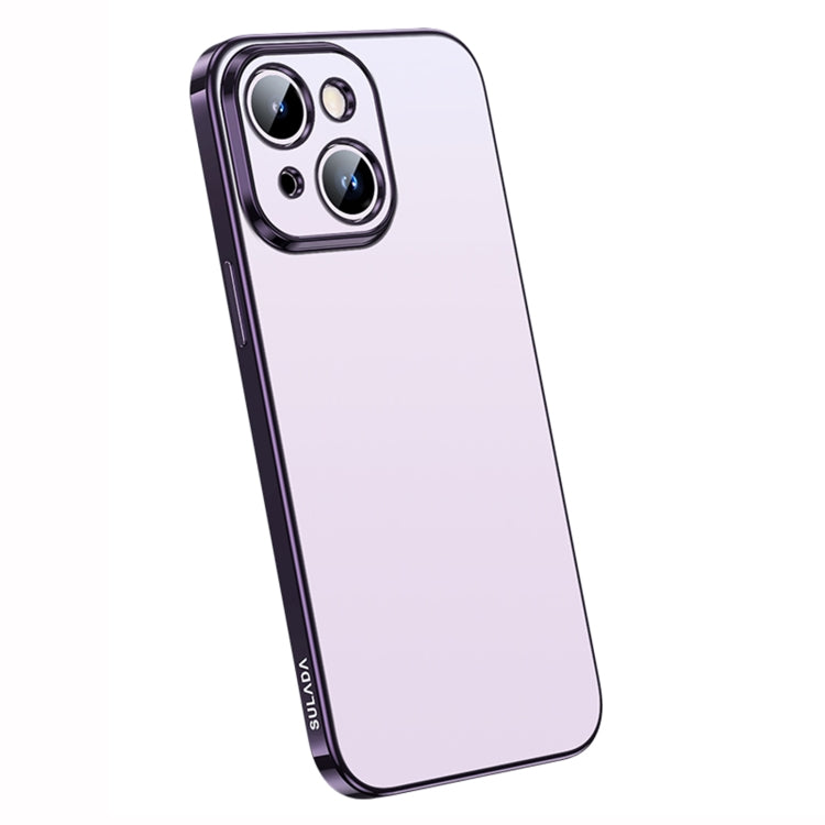 جراب هاتف SULADA المصنوع من مادة TPU المطلية بالكهرباء والمُجمدة، مناسب لأجهزة iPhone 14 وiPhone 14 Plus وiPhone 14 Pro وiPhone 14 Pro Max