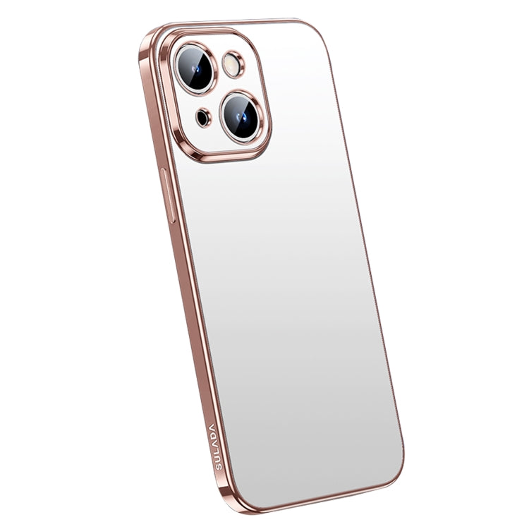 جراب هاتف SULADA المصنوع من مادة TPU المطلية بالكهرباء والمُجمدة، مناسب لأجهزة iPhone 14 وiPhone 14 Plus وiPhone 14 Pro وiPhone 14 Pro Max