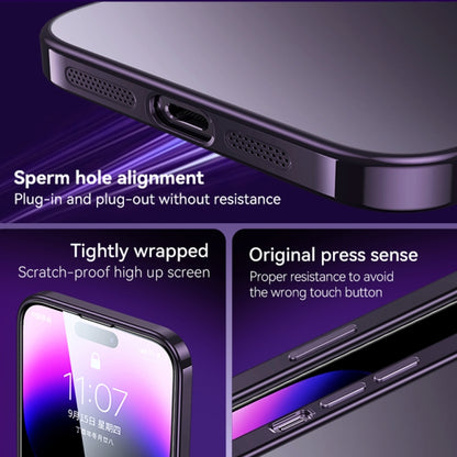 جراب هاتف SULADA المصنوع من مادة TPU المطلية بالكهرباء والمُجمدة، مناسب لأجهزة iPhone 14 وiPhone 14 Plus وiPhone 14 Pro وiPhone 14 Pro Max