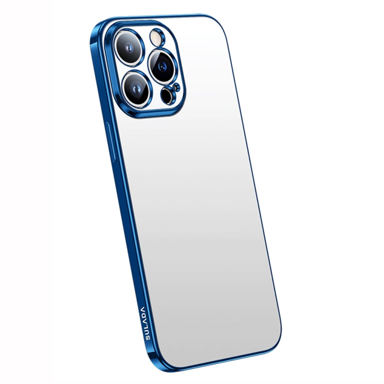 جراب هاتف SULADA المصنوع من مادة TPU المطلية بالكهرباء والمُجمدة، مناسب لأجهزة iPhone 14 وiPhone 14 Plus وiPhone 14 Pro وiPhone 14 Pro Max