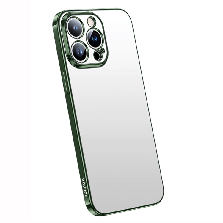 جراب هاتف SULADA المصنوع من مادة TPU المطلية بالكهرباء والمُجمدة، مناسب لأجهزة iPhone 14 وiPhone 14 Plus وiPhone 14 Pro وiPhone 14 Pro Max