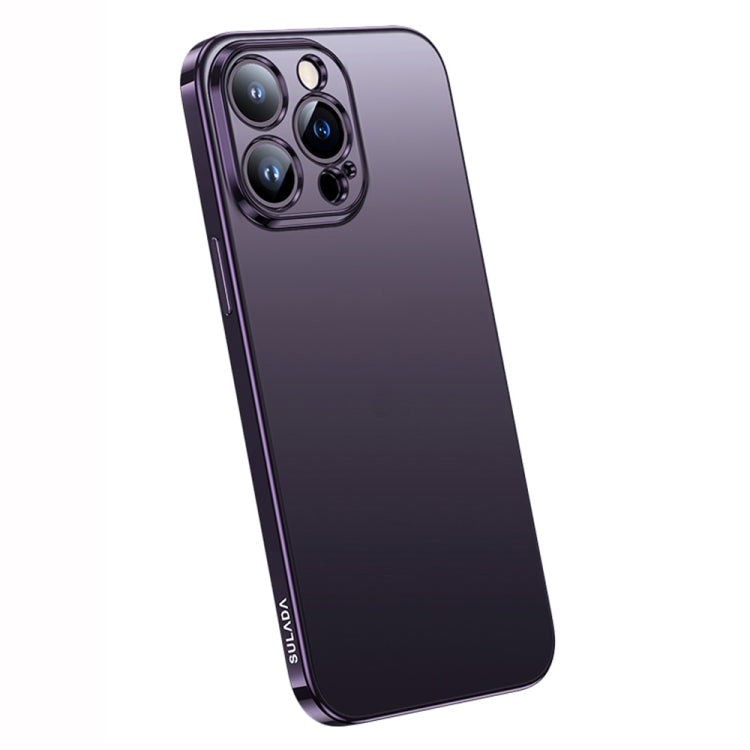 جراب هاتف SULADA المصنوع من مادة TPU المطلية بالكهرباء والمُجمدة، مناسب لأجهزة iPhone 14 وiPhone 14 Plus وiPhone 14 Pro وiPhone 14 Pro Max