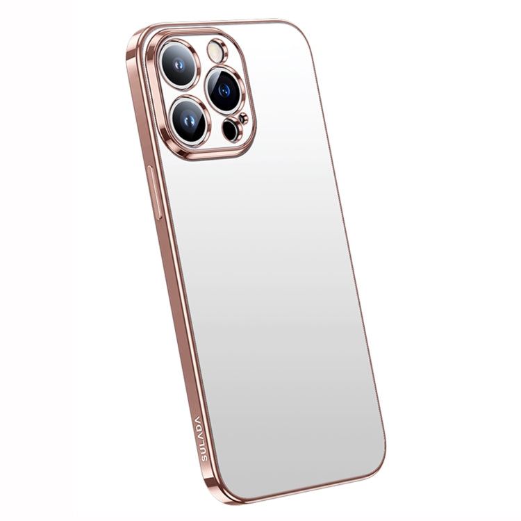 جراب هاتف SULADA المصنوع من مادة TPU المطلية بالكهرباء والمُجمدة، مناسب لأجهزة iPhone 14 وiPhone 14 Plus وiPhone 14 Pro وiPhone 14 Pro Max