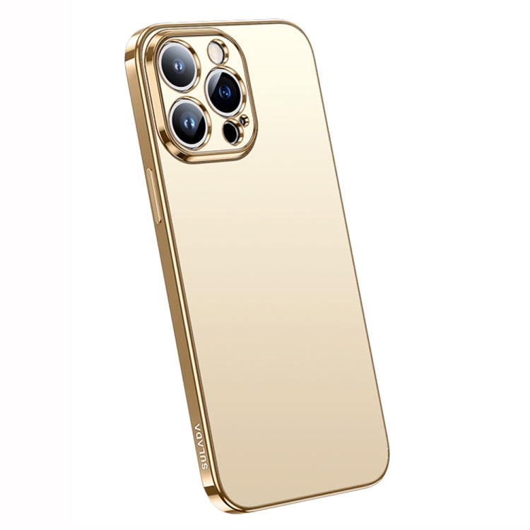 جراب هاتف SULADA المصنوع من مادة TPU المطلية بالكهرباء والمُجمدة، مناسب لأجهزة iPhone 14 وiPhone 14 Plus وiPhone 14 Pro وiPhone 14 Pro Max