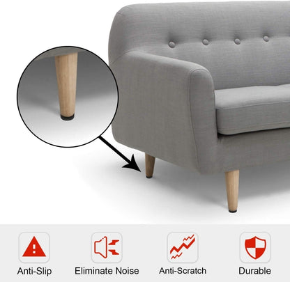 40 in 1 38mm Round Plaid EVA Table Sofa Slip-proof Noise-reducing Foot Pads, 38mm