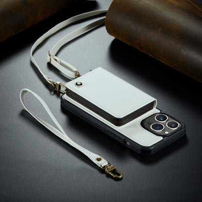جراب هاتف JEEHOOD C22 Series بسحاب مع حبل طويل وقصير، لهاتف iPhone 14، وiPhone 14 Plus، وiPhone 14 Pro، وiPhone 14 Pro Max