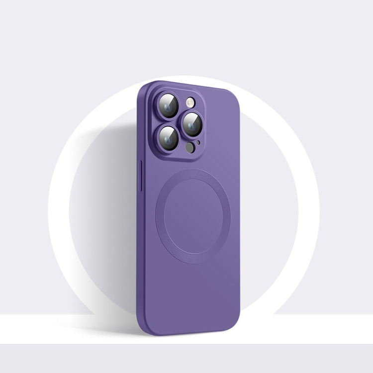 CD Texture MagSafe Liquid Silicone Phone Case, For iPhone 12 Pro, For iPhone 12, For iPhone 11 Pro Max, For iPhone 11