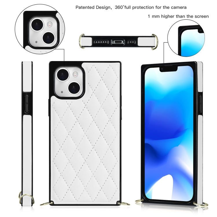 جراب هاتف جلدي من الألياف الدقيقة بتصميم معيني، مناسب لأجهزة iPhone 14 وiPhone 14 Plus وiPhone 14 Pro وiPhone 14 Pro Max