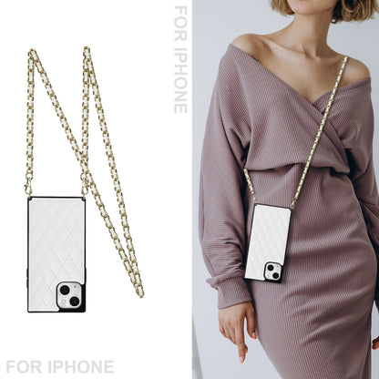 جراب هاتف جلدي من الألياف الدقيقة بتصميم معيني، مناسب لأجهزة iPhone 14 وiPhone 14 Plus وiPhone 14 Pro وiPhone 14 Pro Max
