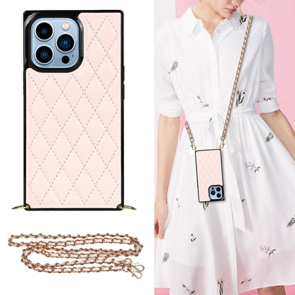 جراب هاتف جلدي من الألياف الدقيقة بتصميم معيني، مناسب لأجهزة iPhone 14 وiPhone 14 Plus وiPhone 14 Pro وiPhone 14 Pro Max