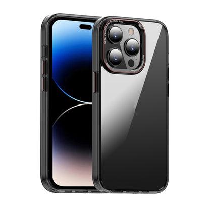 جراب هاتف زجاجي شفاف كريستالي من سلسلة MG، مناسب لأجهزة iPhone 14 وiPhone 14 Plus وiPhone 14 Pro وiPhone 14 Pro Max وiPhone 13 وiPhone 13 Pro وiPhone 13 Pro Max