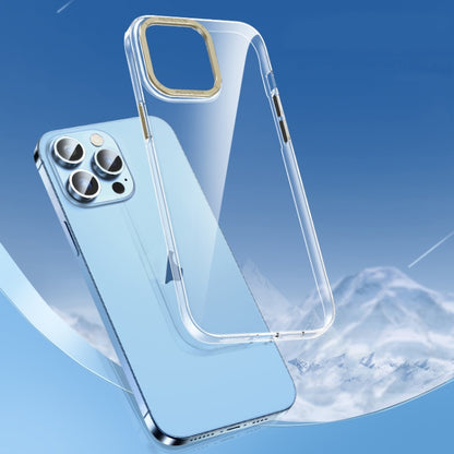 جراب هاتف شفاف من الكريستال المعدني بمفتاح معدني، مناسب لأجهزة iPhone 14 وiPhone 14 Plus وiPhone 14 Pro وiPhone 14 Pro Max وiPhone 13 وiPhone 13 Pro وiPhone 13 Pro Max