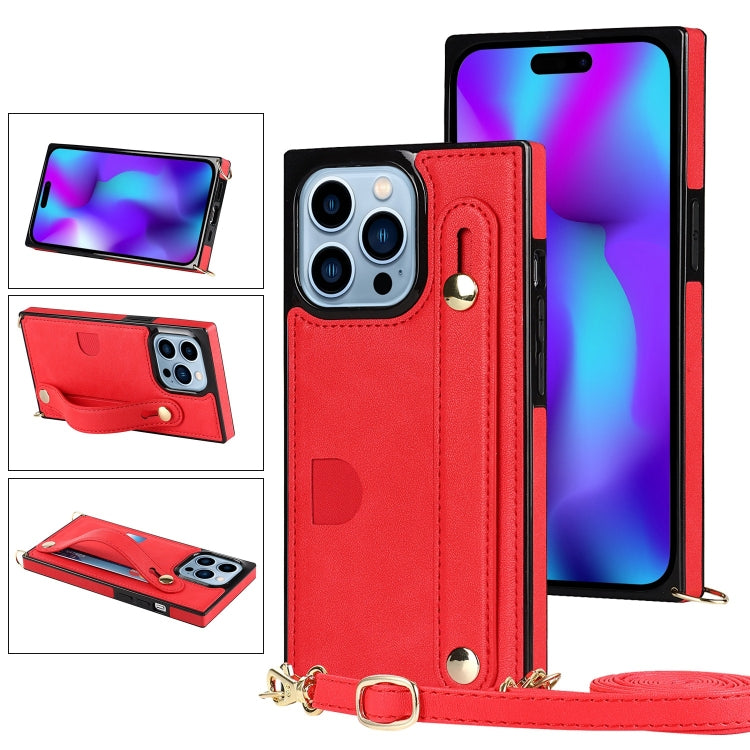 Crossbody Wrist Strap Card Holder Phone Case, For iPhone 14, For iPhone 14 Plus, For iPhone 14 Pro, For iPhone 14 Pro Max