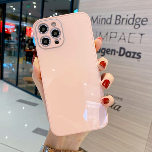 جراب هاتف من الزجاج المقوى بلون سادة، لهاتف iPhone 11 Pro Max، لهاتف iPhone 11 Pro، لهاتف iPhone 11