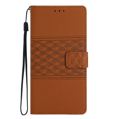 Diamond Embossed Skin Feel Leather Phone Case with Lanyard, For iPhone 13 Pro, For iPhone 13 Pro Max, For iPhone 14, For iPhone 14 Plus, For iPhone 14 Pro, For iPhone 14 Pro Max, For iPhone X / XS, For iPhone XR