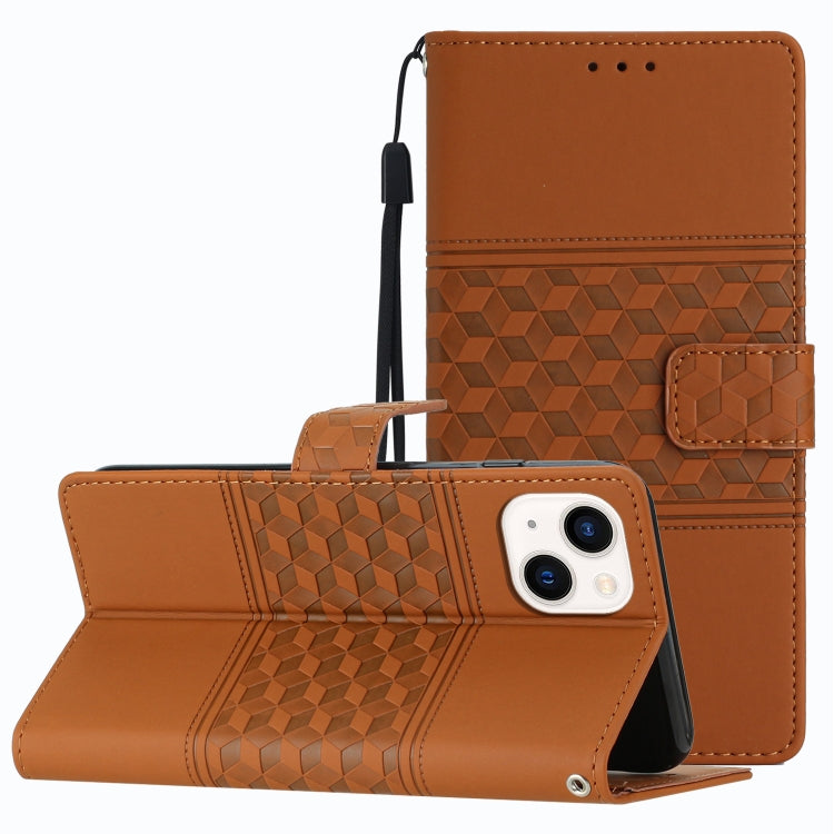 Diamond Embossed Skin Feel Leather Phone Case with Lanyard, For iPhone 13 Pro, For iPhone 13 Pro Max, For iPhone 14, For iPhone 14 Plus, For iPhone 14 Pro, For iPhone 14 Pro Max, For iPhone X / XS, For iPhone XR