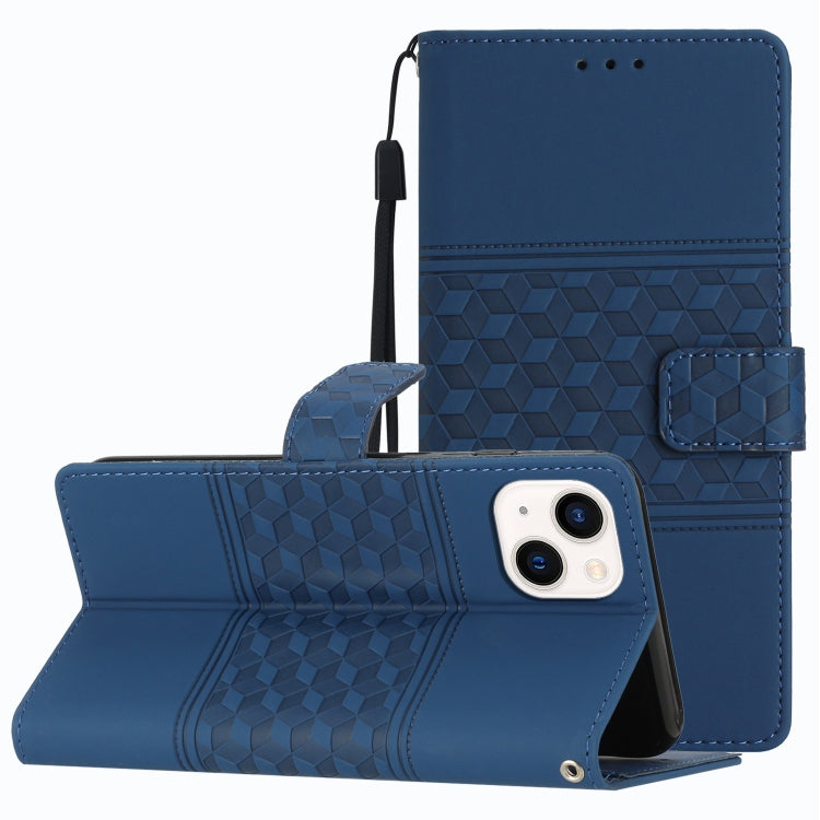 Diamond Embossed Skin Feel Leather Phone Case with Lanyard, For iPhone 13 Pro, For iPhone 13 Pro Max, For iPhone 14, For iPhone 14 Plus, For iPhone 14 Pro, For iPhone 14 Pro Max, For iPhone X / XS, For iPhone XR