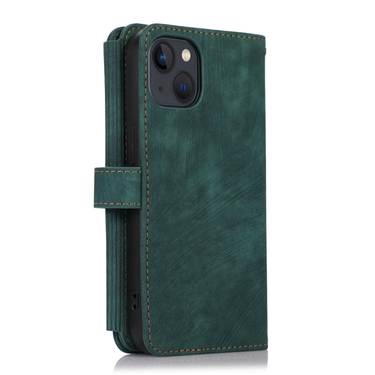 Dream 9-Card Wallet Zipper Bag Leather Phone Case, For iPhone 14, For iPhone 14 Plus, For iPhone 14 Pro, For iPhone 14 Pro Max, For iPhone 13, For iPhone 13 Pro, For iPhone 13 Pro Max, For iPhone 12 mini