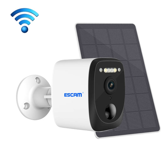 كاميرا ESCAM QF370 3MP للتخزين السحابي PT WIFI تعمل بالطاقة الشمسية IP مع إنذار PIR ودعم الرؤية الليلية والصوت ثنائي الاتجاه، QF370