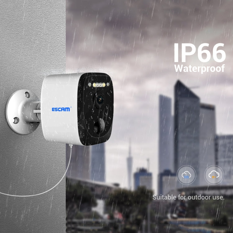 كاميرا ESCAM QF370 3MP للتخزين السحابي PT WIFI تعمل بالطاقة الشمسية IP مع إنذار PIR ودعم الرؤية الليلية والصوت ثنائي الاتجاه، QF370