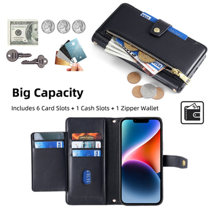 Sheep Texture Cross-body Zipper Wallet Leather Phone Case, For iPhone 14, For iPhone 14 Plus, For iPhone 14 Pro, For iPhone 14 Pro Max, For iPhone 13 mini, For iPhone 13, For iPhone 13 Pro, For iPhone 13 Pro Max