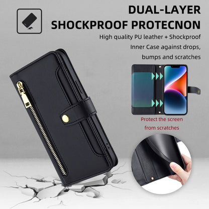جراب هاتف جلدي بسحاب متقاطع من نسيج الأغنام، مناسب لهاتف iPhone 12 mini وiPhone 12 / 12 Pro وiPhone 12 Pro Max