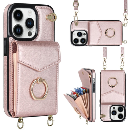 Ring Holder RFID Card Slot Phone Case with Long Lanyard, For iPhone 14, For iPhone 14 Plus, For iPhone 14 Pro, For iPhone 14 Pro Max, For Samsung Galaxy S22 5G, For Samsung Galaxy S22+ 5G, For Samsung Galaxy S22 Ultra 5G, For Samsung Galaxy S23 5G�����...