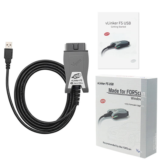 Vgate Vlinker FS ELM327 USB OBD2 Car Diagnostic Tool, Vlinker FS