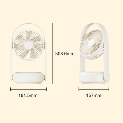 WT-F62 Outdoor Portable USB Charging Air Cooling Fan with LED Night Lamp