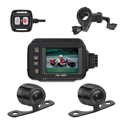 SE30 2.0 inch 1080P Waterproof HD Motorcycle DVR, Support TF Card / Cycling Video / Parking Monitoring, SE30