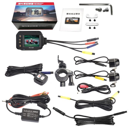 SE30 2.0 inch 1080P Waterproof HD Motorcycle DVR, Support TF Card / Cycling Video / Parking Monitoring, SE30