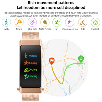 K50+ 0.96 inch Leather Band Earphone Detachable Life Waterproof Smart Watch Support Bluetooth Call