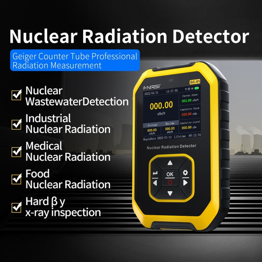 GC01 Home Lndustrial Marble Radioactive X / Y Ray Nuclear Radiation Detector Geiger Counter