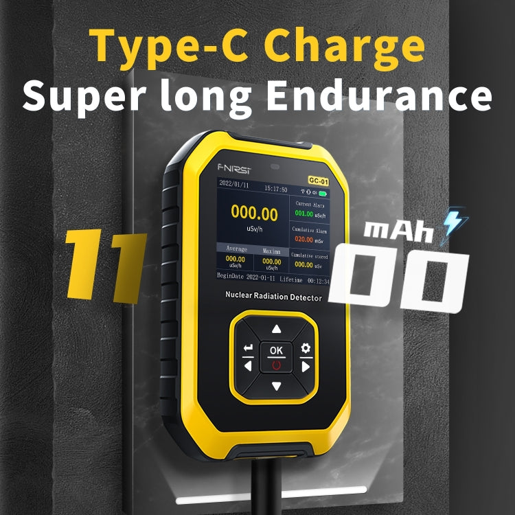 GC01 Home Lndustrial Marble Radioactive X / Y Ray Nuclear Radiation Detector Geiger Counter