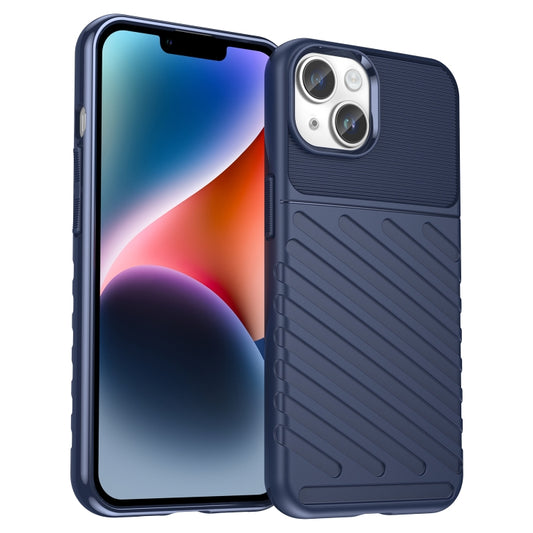 جراب هاتف Thunderbolt TPU مقاوم للصدمات، مناسب لأجهزة iPhone 15 وiPhone 15 Plus وiPhone 15 Pro وiPhone 15 Pro Max