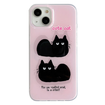 IMD Cute Animal Pattern Phone Case, For iPhone 14 Pro Max, For iPhone 14 Pro, For iPhone 14, For iPhone 13 Pro Max, For iPhone 13 Pro, For iPhone 12 Pro Max, For iPhone 12 Pro, For iPhone 12